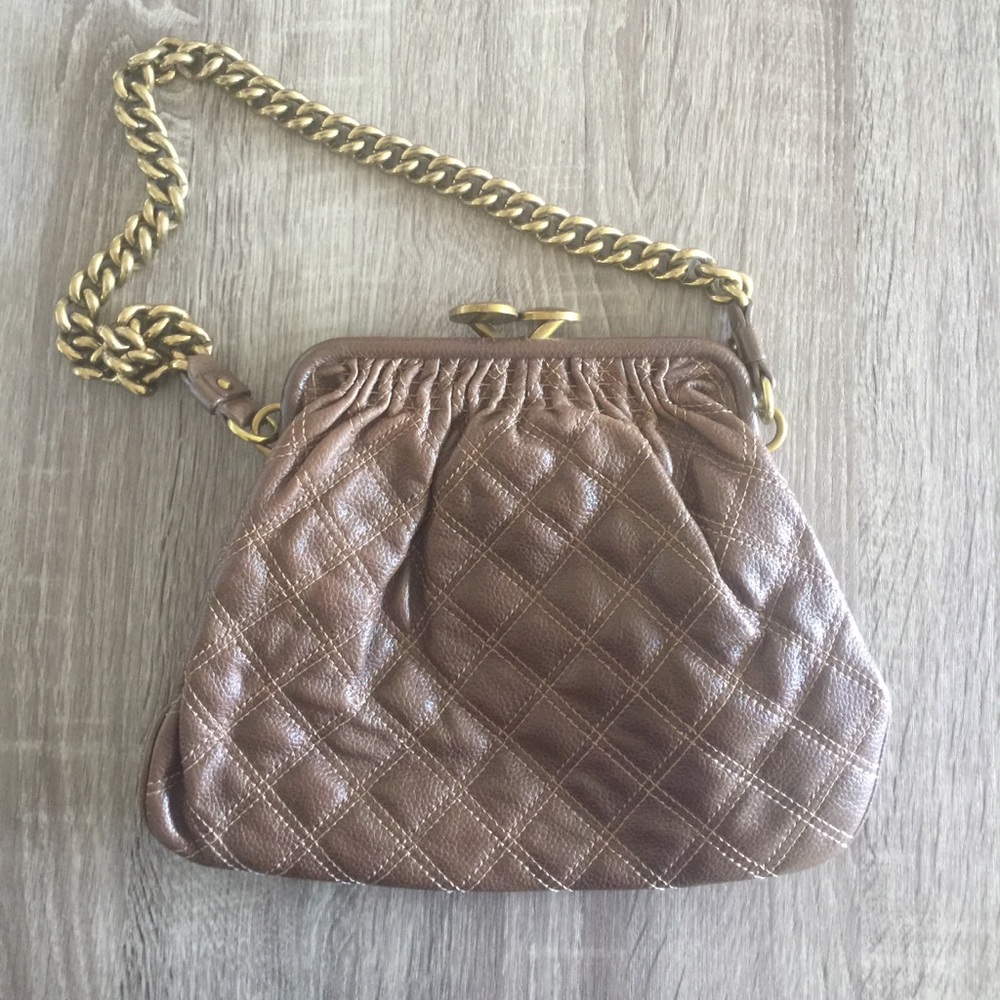 Marc Jabobs  quilted , stitch lined  shoulder