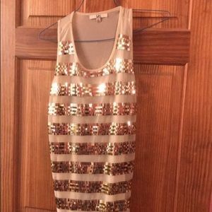 Sheet top with sparkle