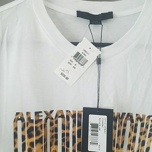 Alexander Wang cheetah striped tee