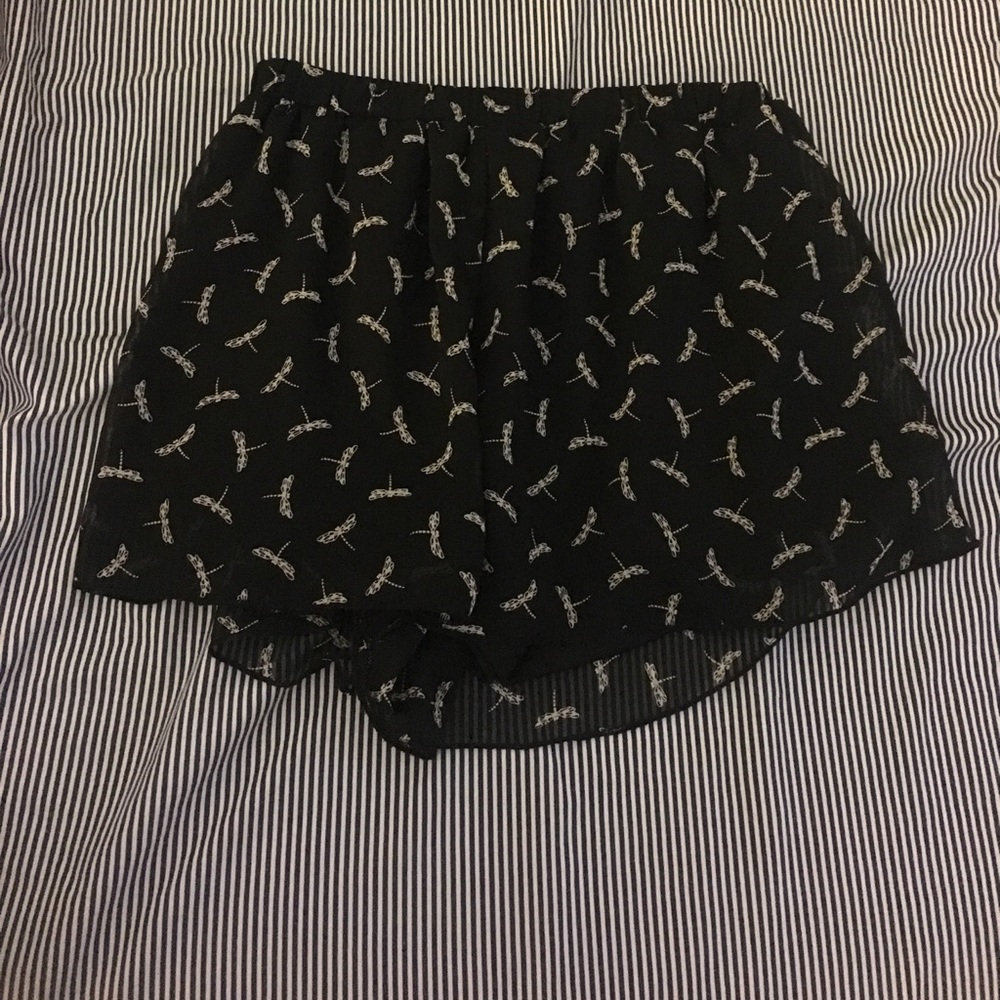 dragonfly flowy shorts