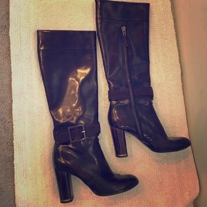 Stella McCartney leather knee-high boots