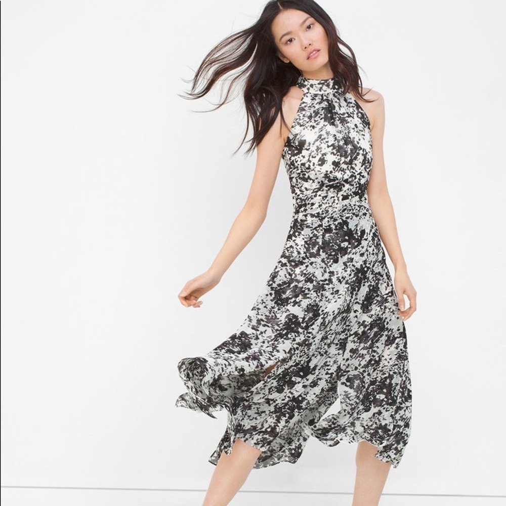 White House Black Market Chiffon Dress