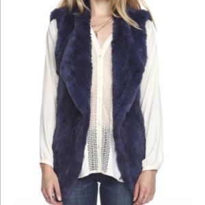RABBIT FUR VEST