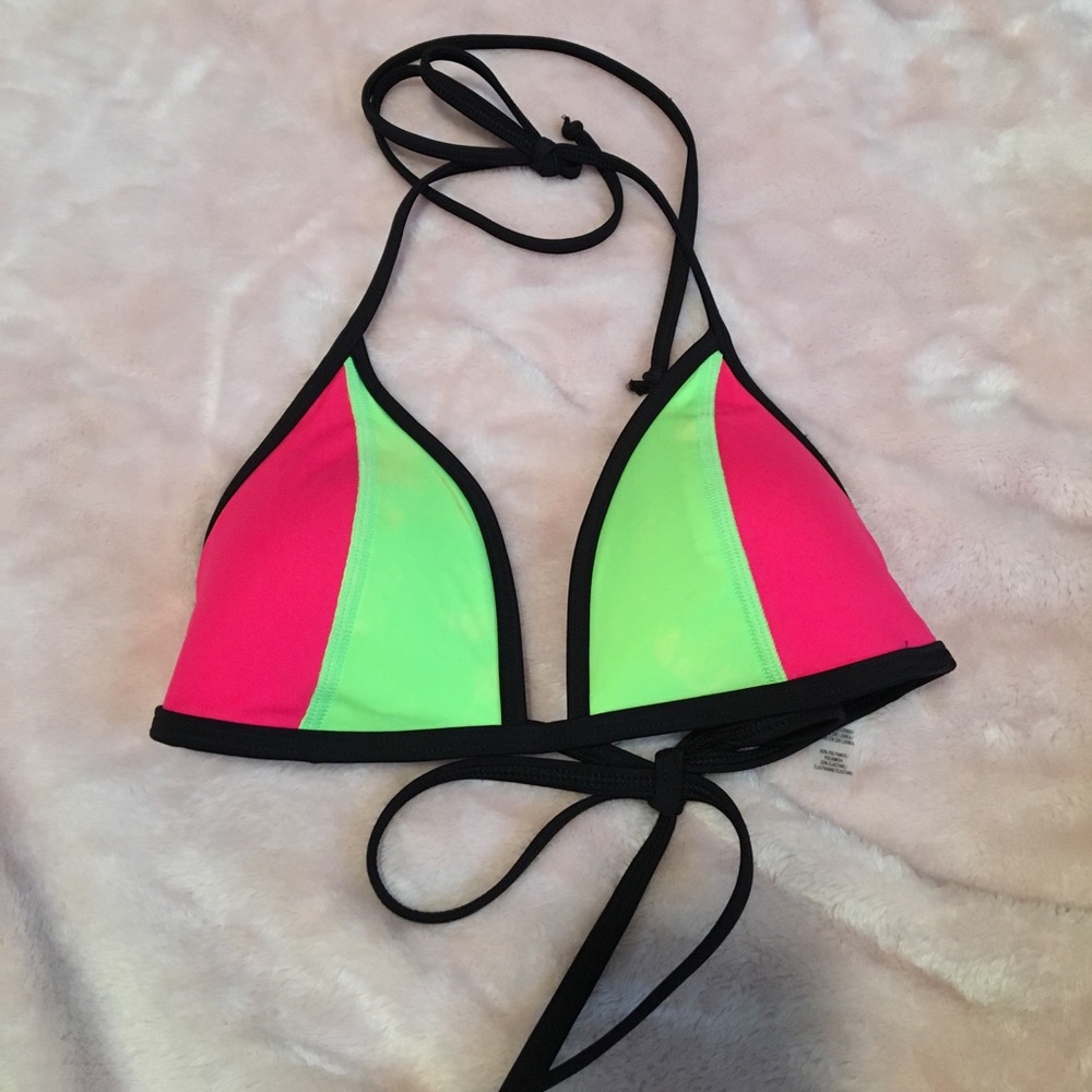 Victoria's Secret PINK color block bikini top