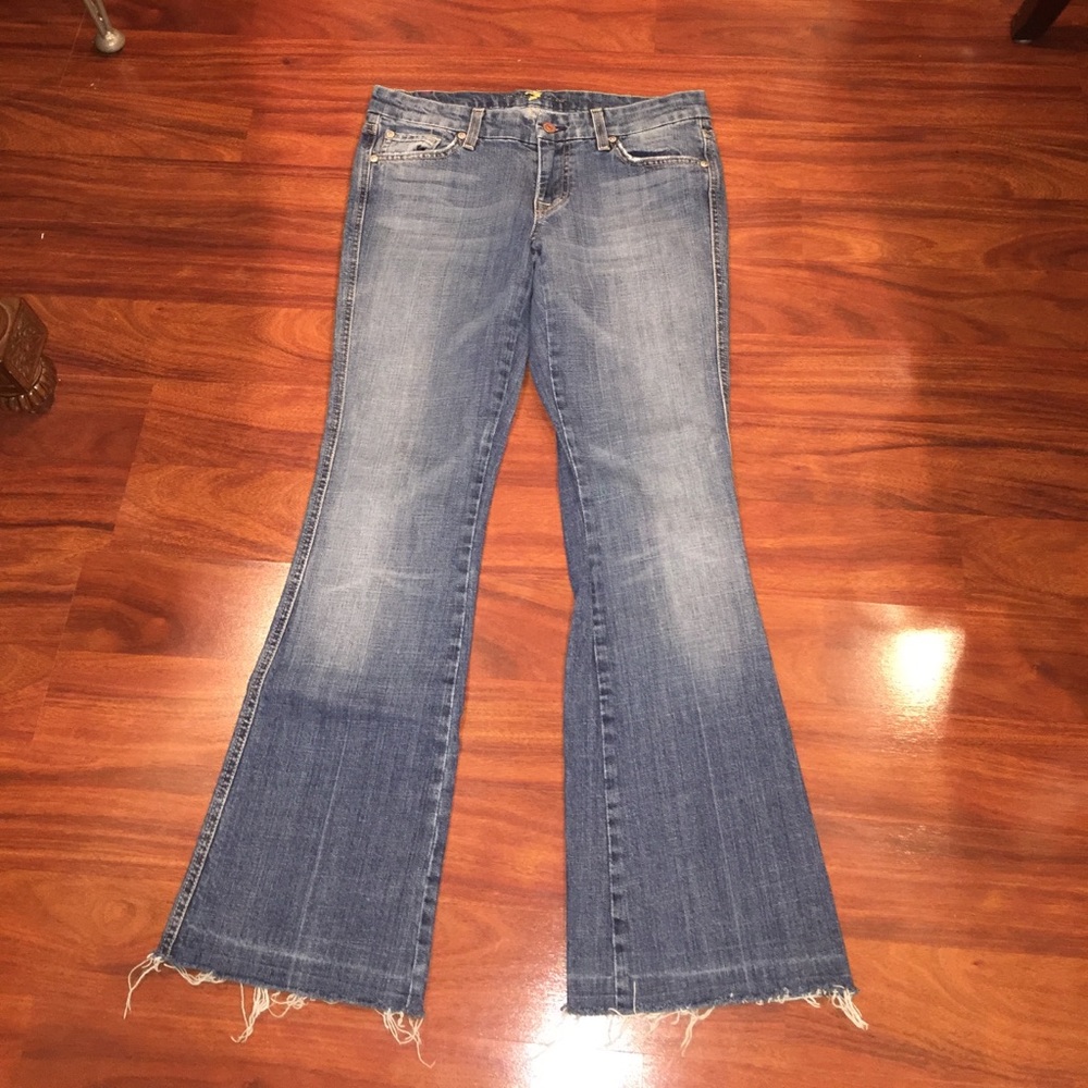 Seven distressed jeans