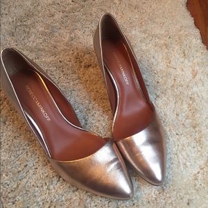 Rebecca Minkoff Rose Gold Heels