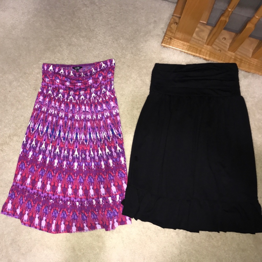 TWO strapless sundresses never worn