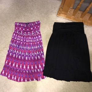 TWO strapless sundresses never worn