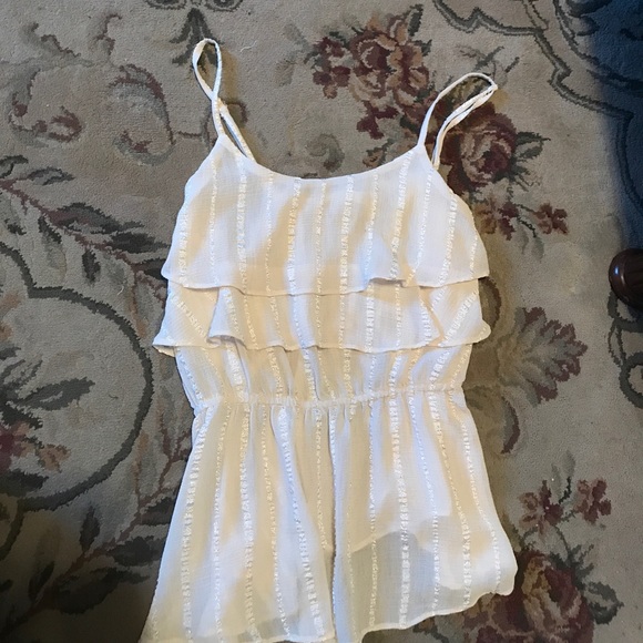 Off white/ cream spaghetti strap top - Picture 1 of 1