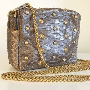Mini Gold Crossbody Bag.
