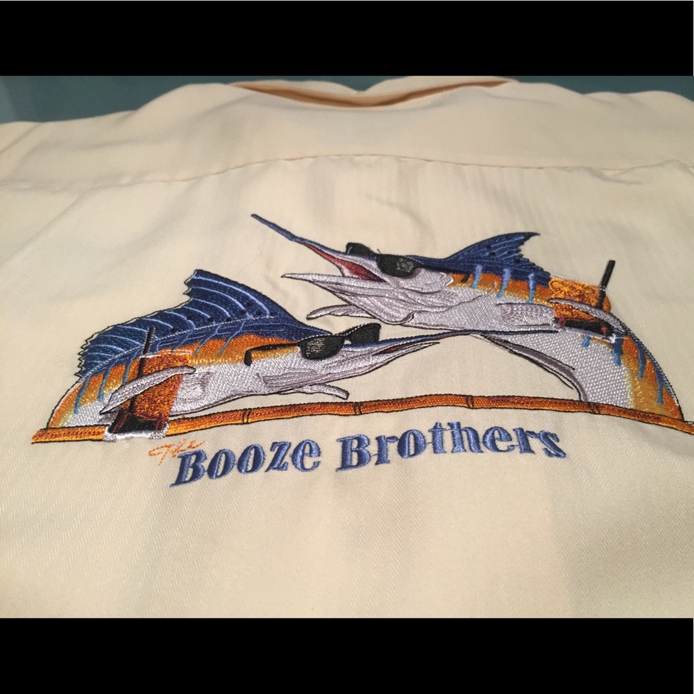 Hook & Tackle 'Booze Brothers' short sleeve shirt