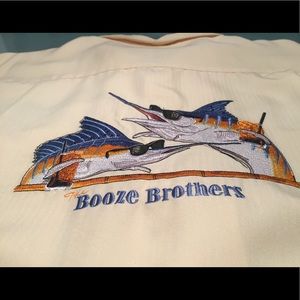 Hook & Tackle 'Booze Brothers' short sleeve shirt