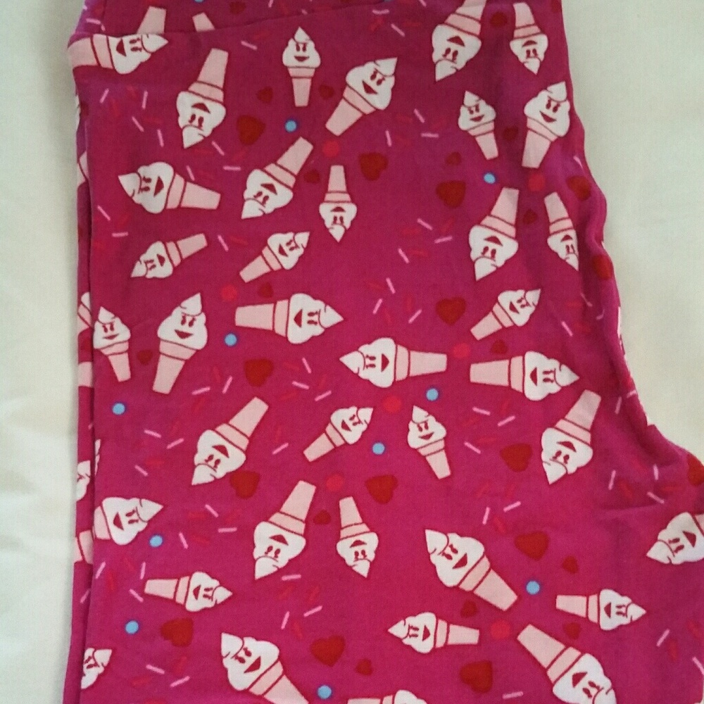 Lularoe OS Leggings Ice Cream BNWT