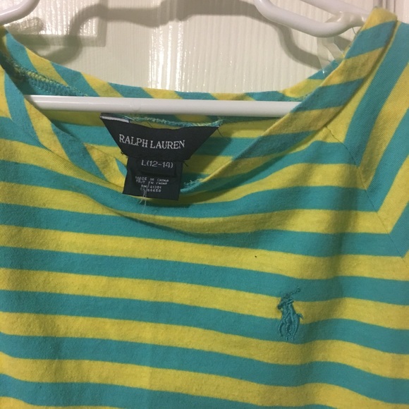 Ralph Lauren striped scoop-neck long sleeve top - Picture 2 of 3