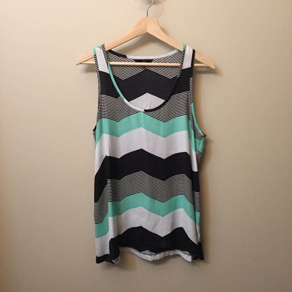 Geometric Racerback Tank