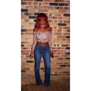 Off the shoulder Floral Top