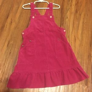 Ralph Lauren corduroy "overalls" dress