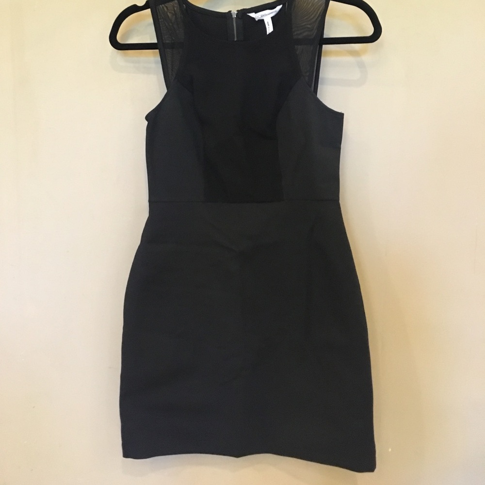 BCBGeneration black panel sleeve sheath dress, 4
