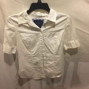 Short sleeve collared top