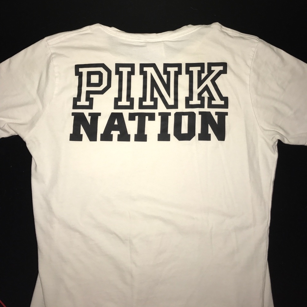 VS Pink white shirt