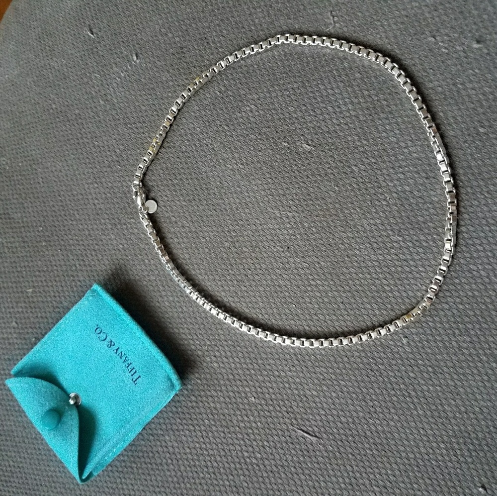 Tiffany & Co. Venetian Box Link Chain Necklace,