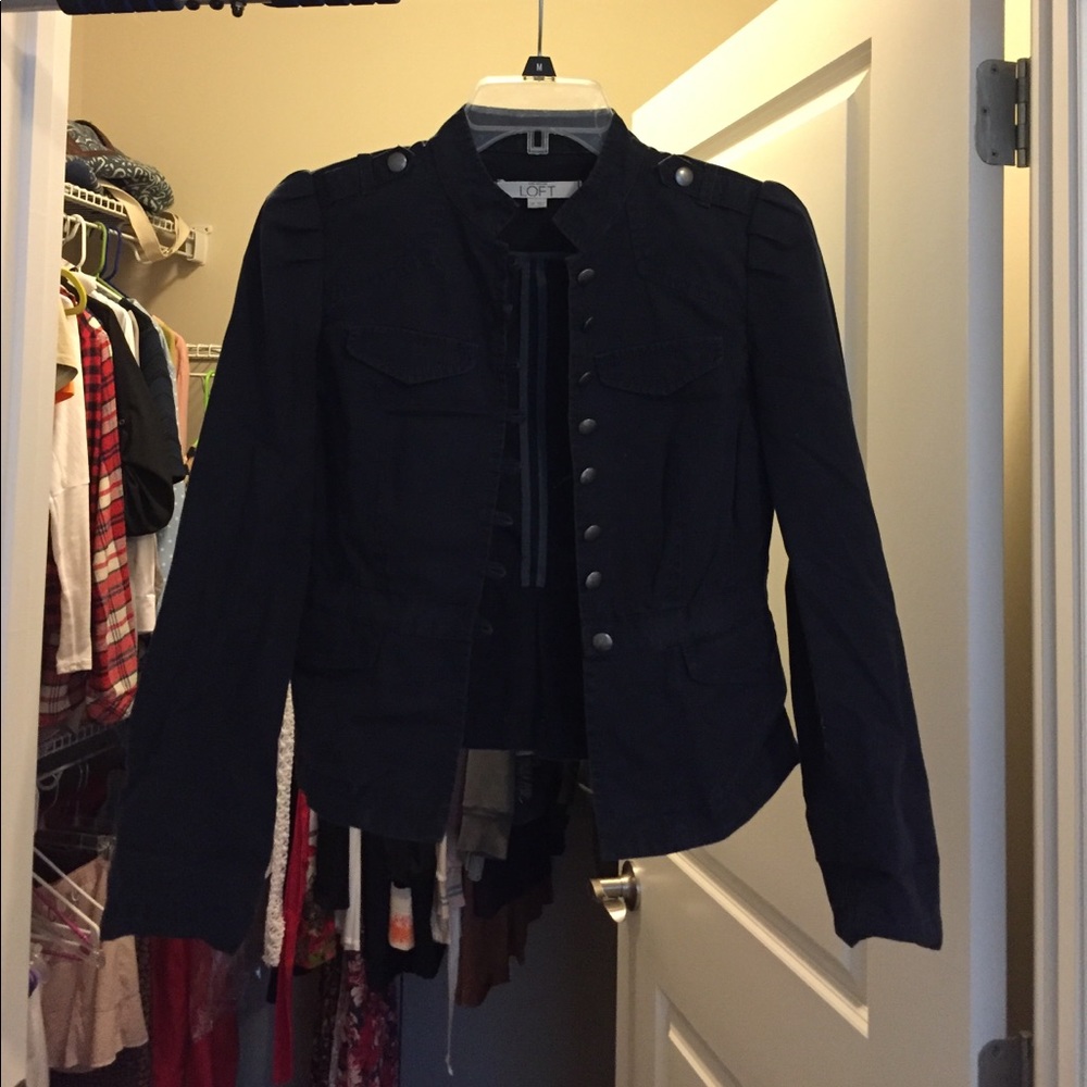 Petite Ann Taylor military jacket
