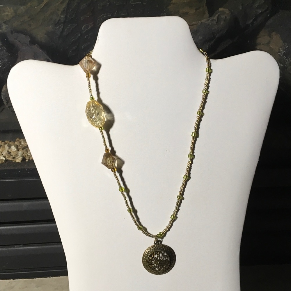Hand made toggle necklace