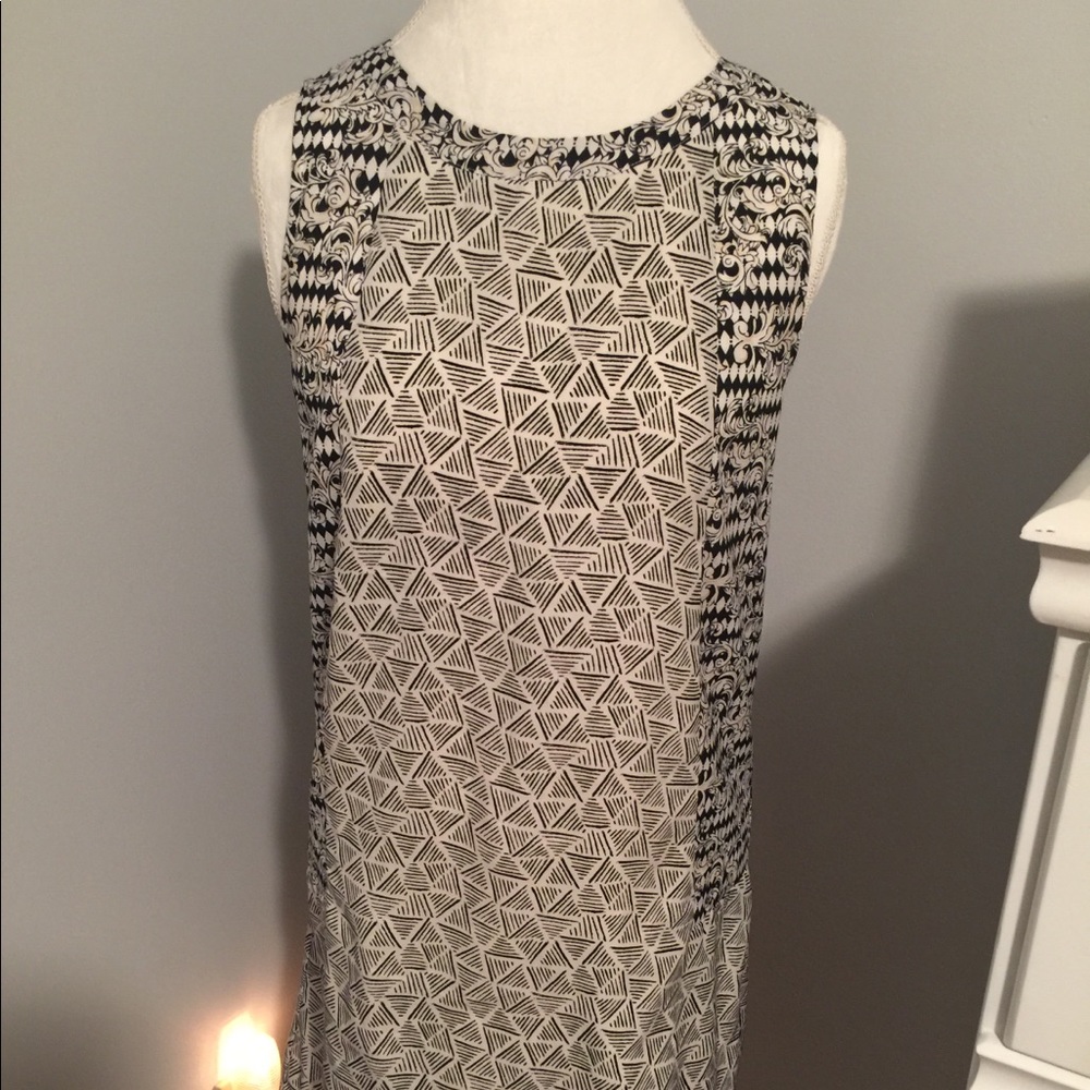 Black and white dress