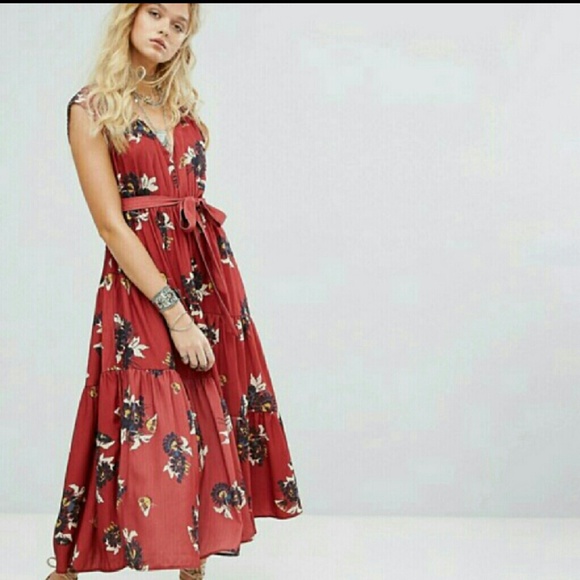 Free People Dresses & Skirts - Free people All I got is floral print maxi dress