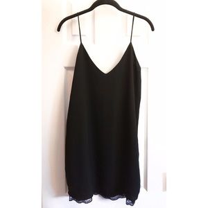 Forever 21 Black Slip Dress