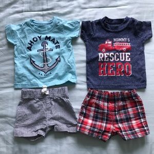 2 sets of 2 Pieces Carters size 3 m
