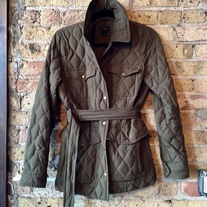 J. Crew quilted puffer jacket