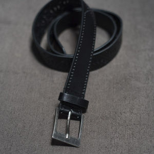 Black belt with holes design