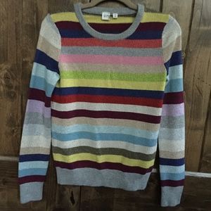 Gap multicolored striped sweater