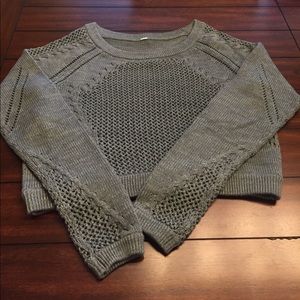 Lululemon Light Teal Cropped Sweater