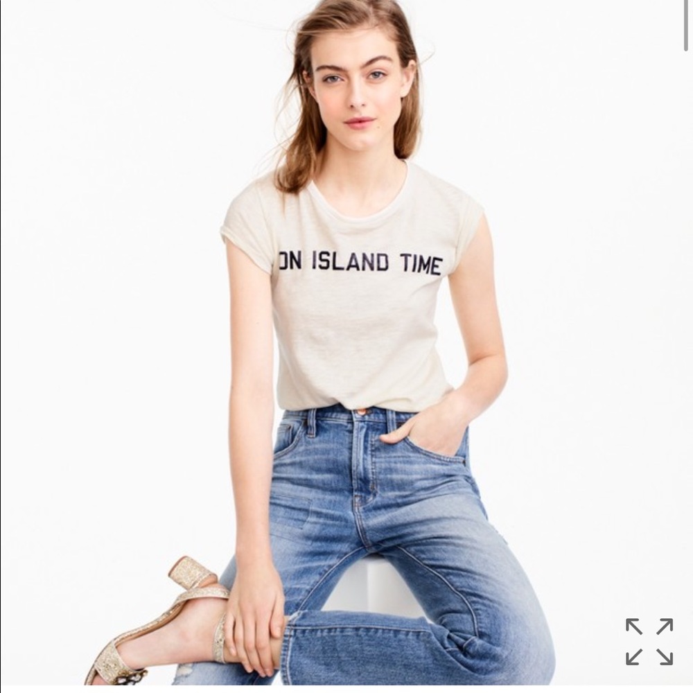 J-Crew "On Island Time" T-shirt