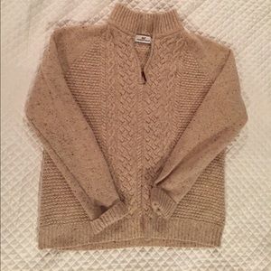 Vineyard vines wool quarter zip size small