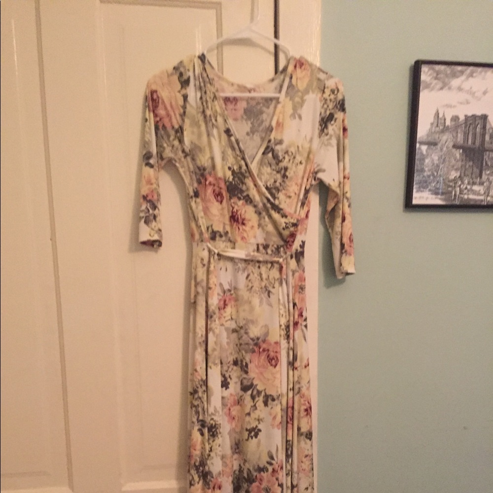 Small Pinkblush dress! Only worn once!