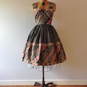 Vintage Handkerchief Picnic Summer Dress