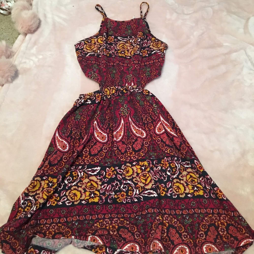 LA Hearts skater dress with side cutouts