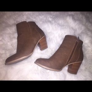 Brown booties