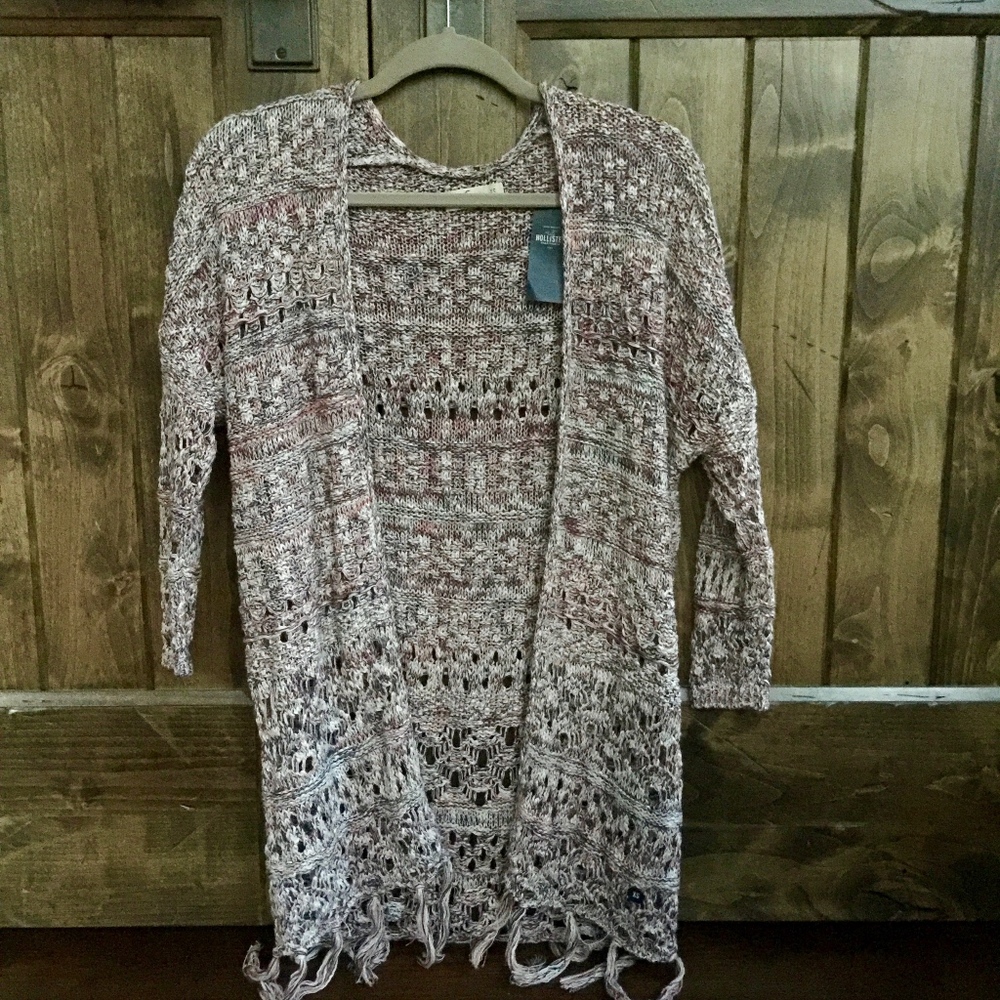Holister multicolored sweater cardigan