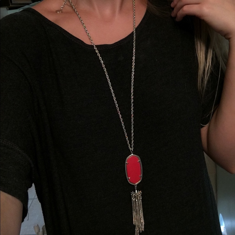 Kendra Scott Red Rayne Necklace