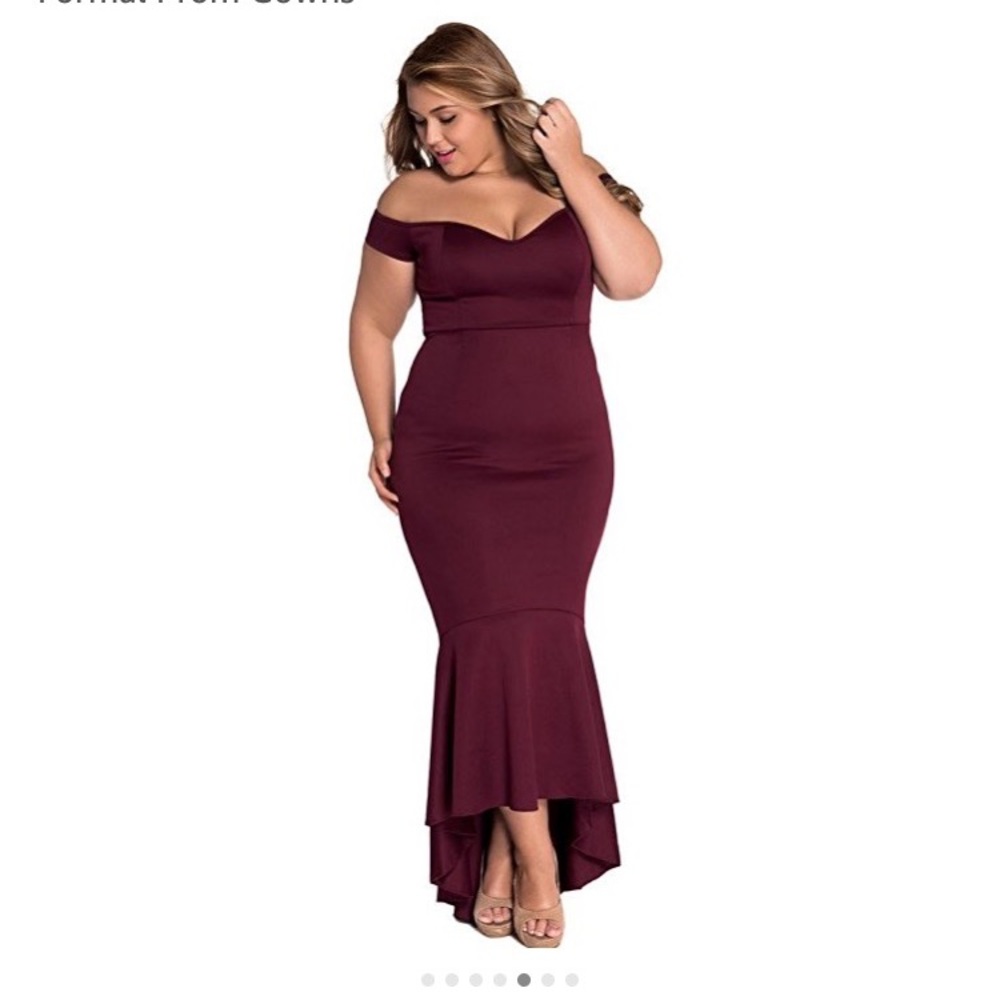 EVENING DRESS OFF SHOULDER MERMAID