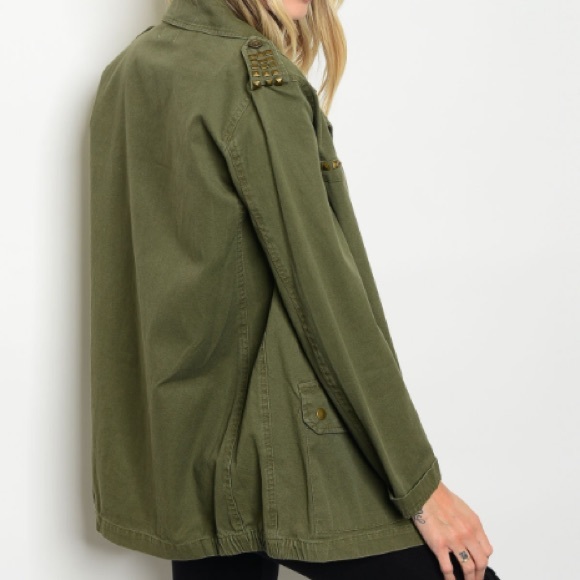 Olive utility jacket - Picture 2 of 5