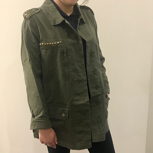 Olive utility jacket - Picture 3 of 5