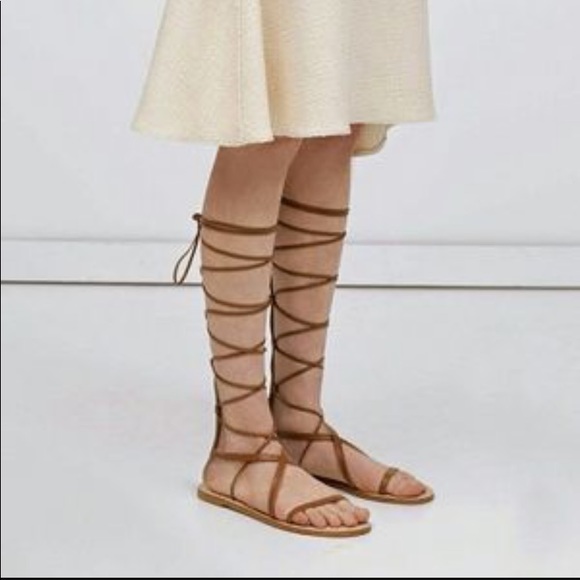Zara Shoes - Zara nude gladiators sandals shoes
