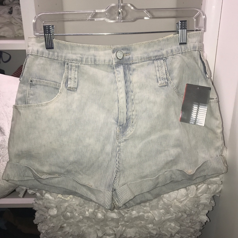 BDG Urban Outfitters High Waisted Striped Shorts