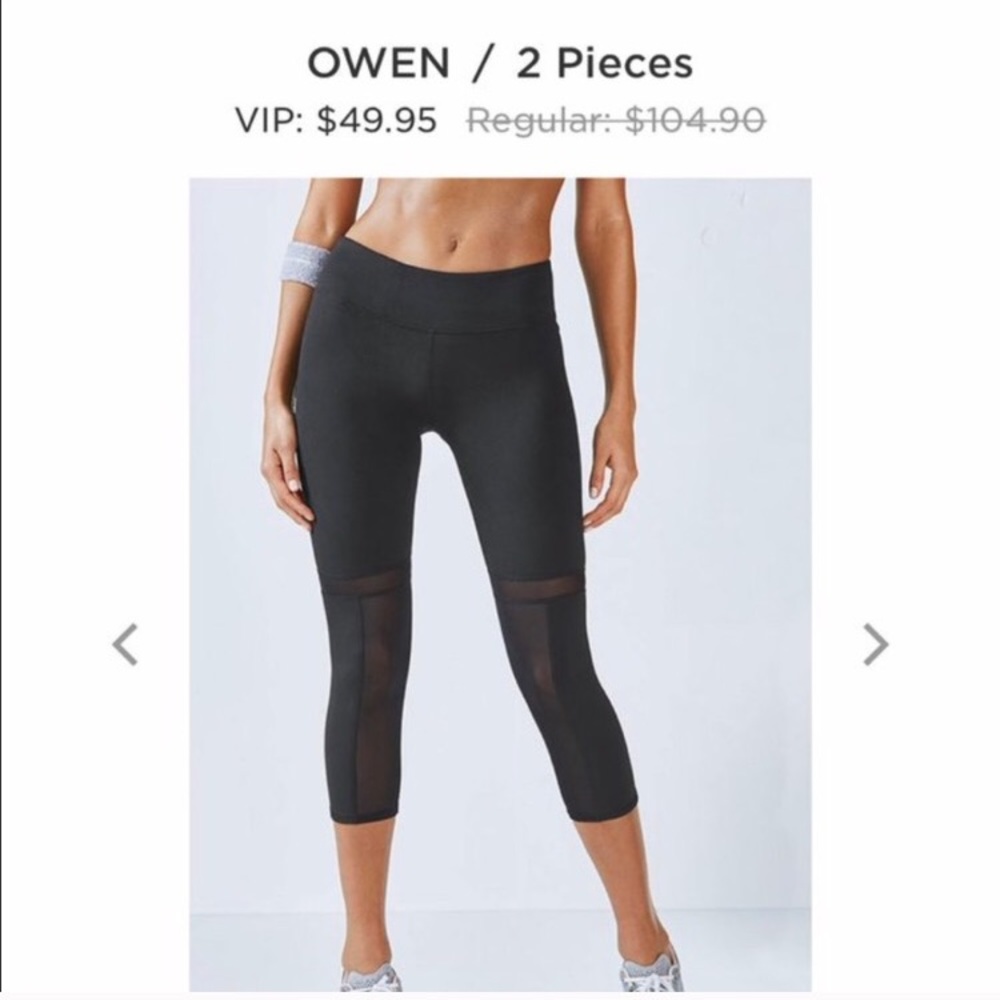 Fabletics Mesh Capri Leggings