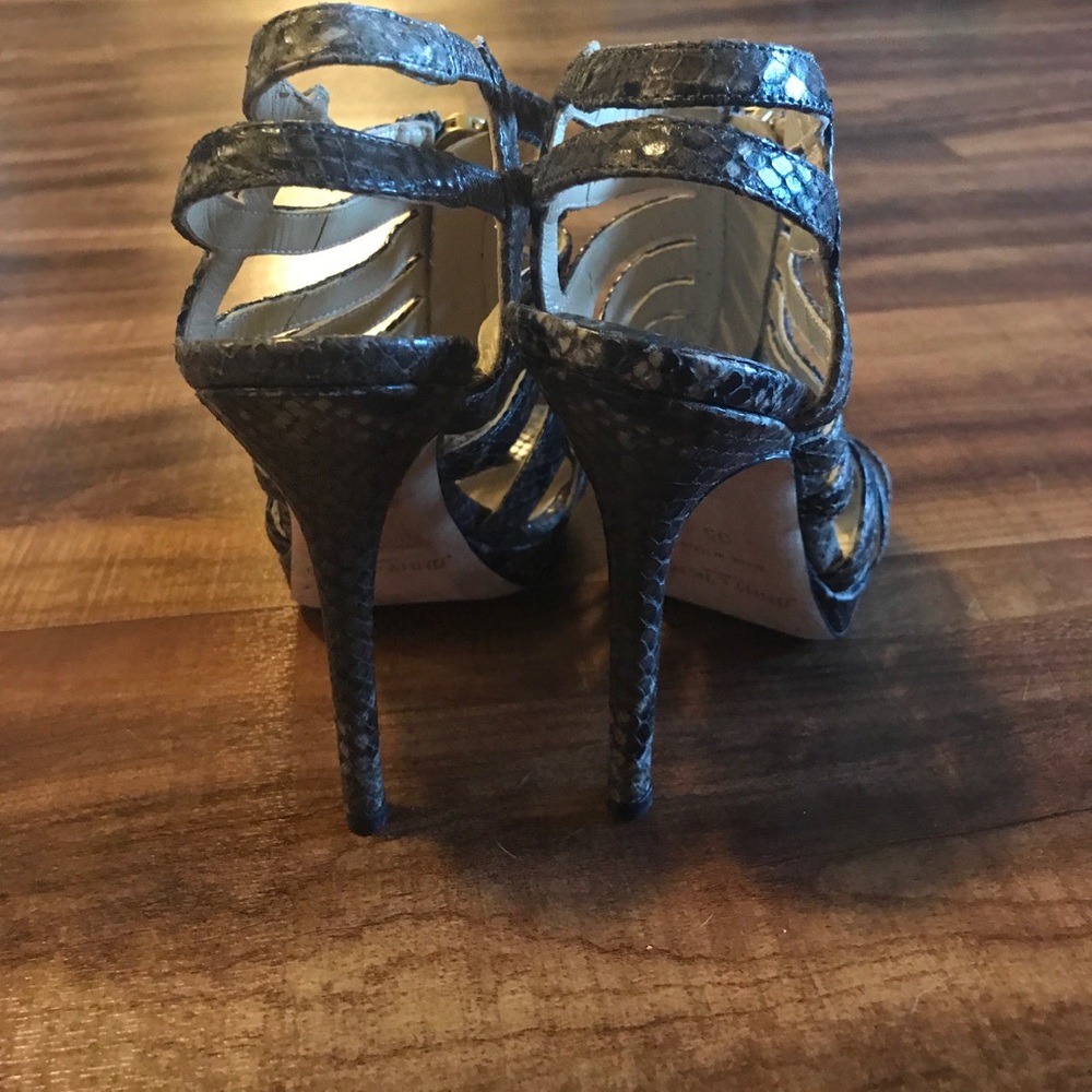Jimmy Choo Snakeskin Glenys Sandal - Picture 6 of 8
